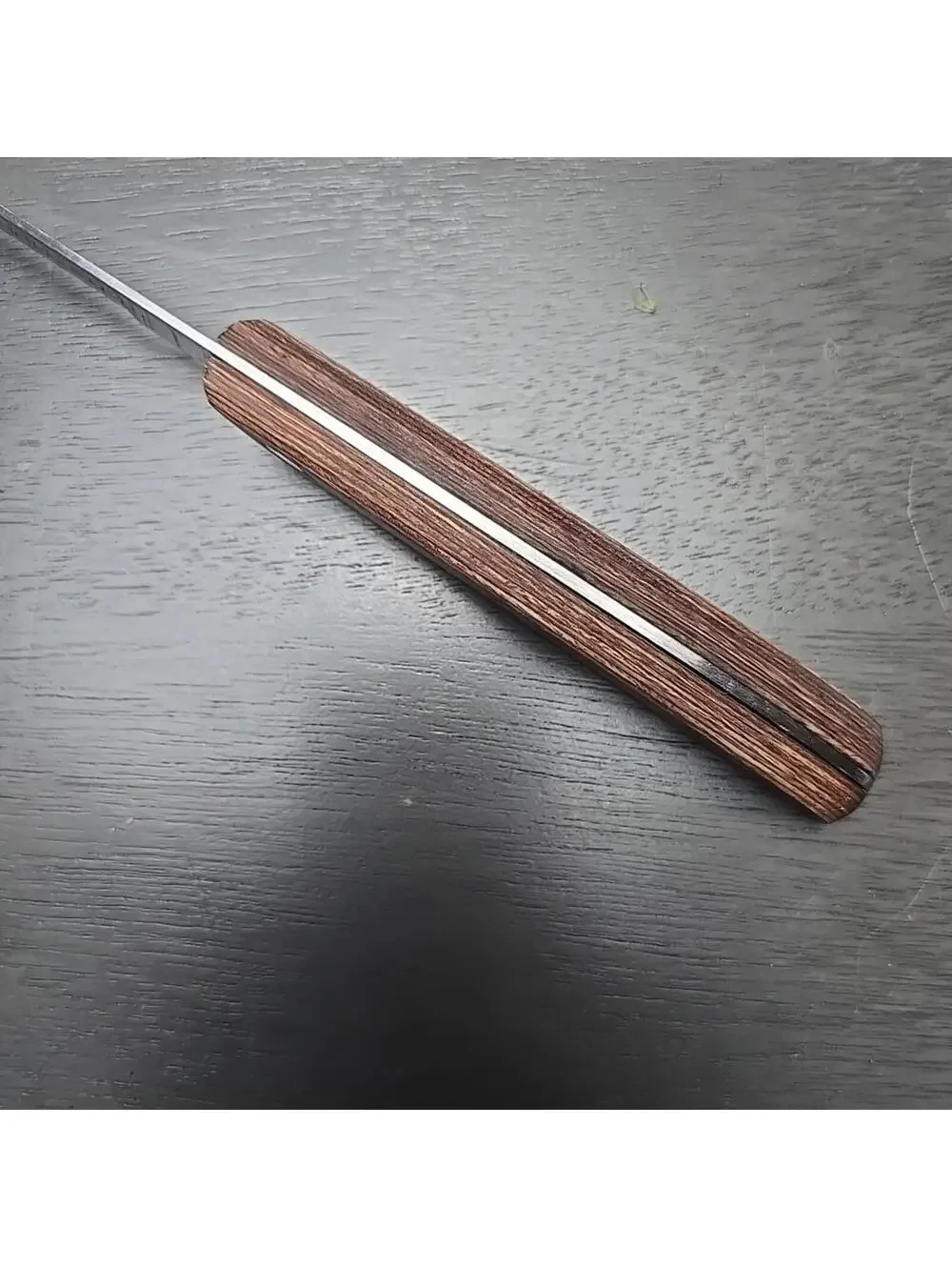 Kitchen Delite Knife Stainless Steel Serrated Wood Handle Japan 14 inch Vintage